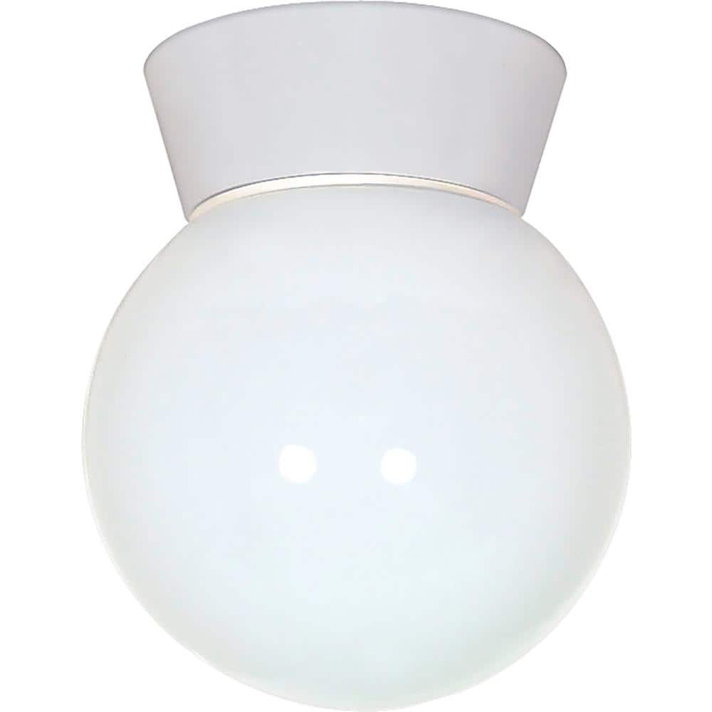 Nuvo 77-532 - OUTDOOR WHITE 6" WHT BALL FIXT