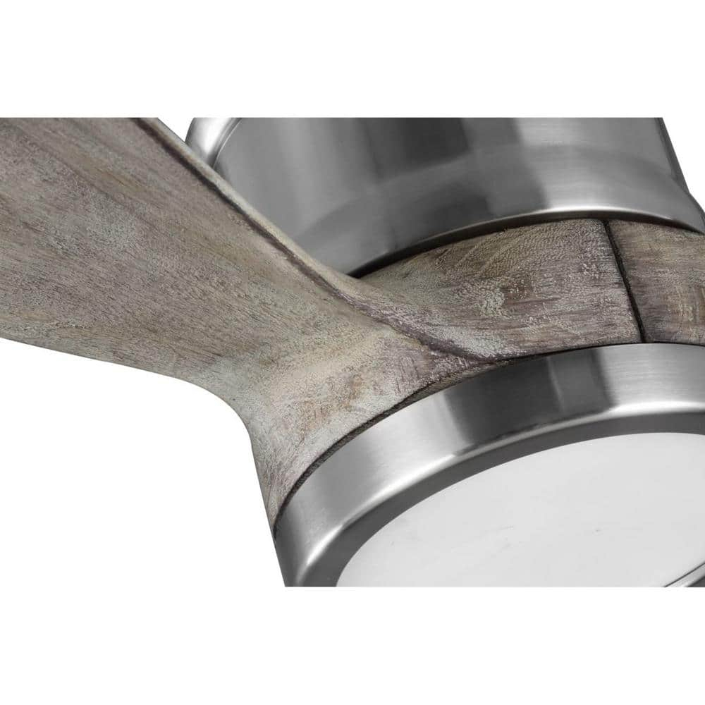 P250002-009-30-Progress Lighting-Farris - Wide - Ceiling Fan - 1 Light - Handheld Remote in Modern style - 60 Inches wide by 15.5 Inches high-Brushed