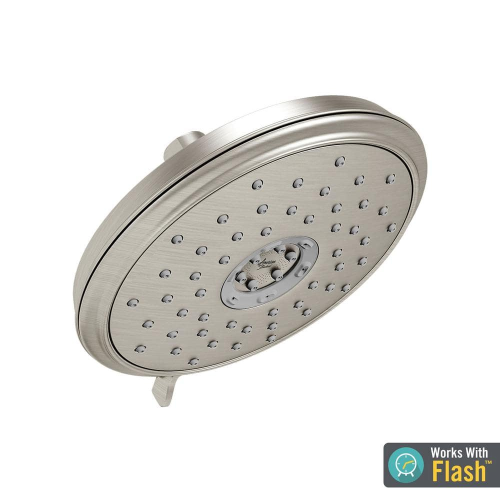 American Standard Spectra Fixed Traditional 7-1/4-Inch 1.8 gpm/6.8 L/min Water-Saving Fixed Showerhead