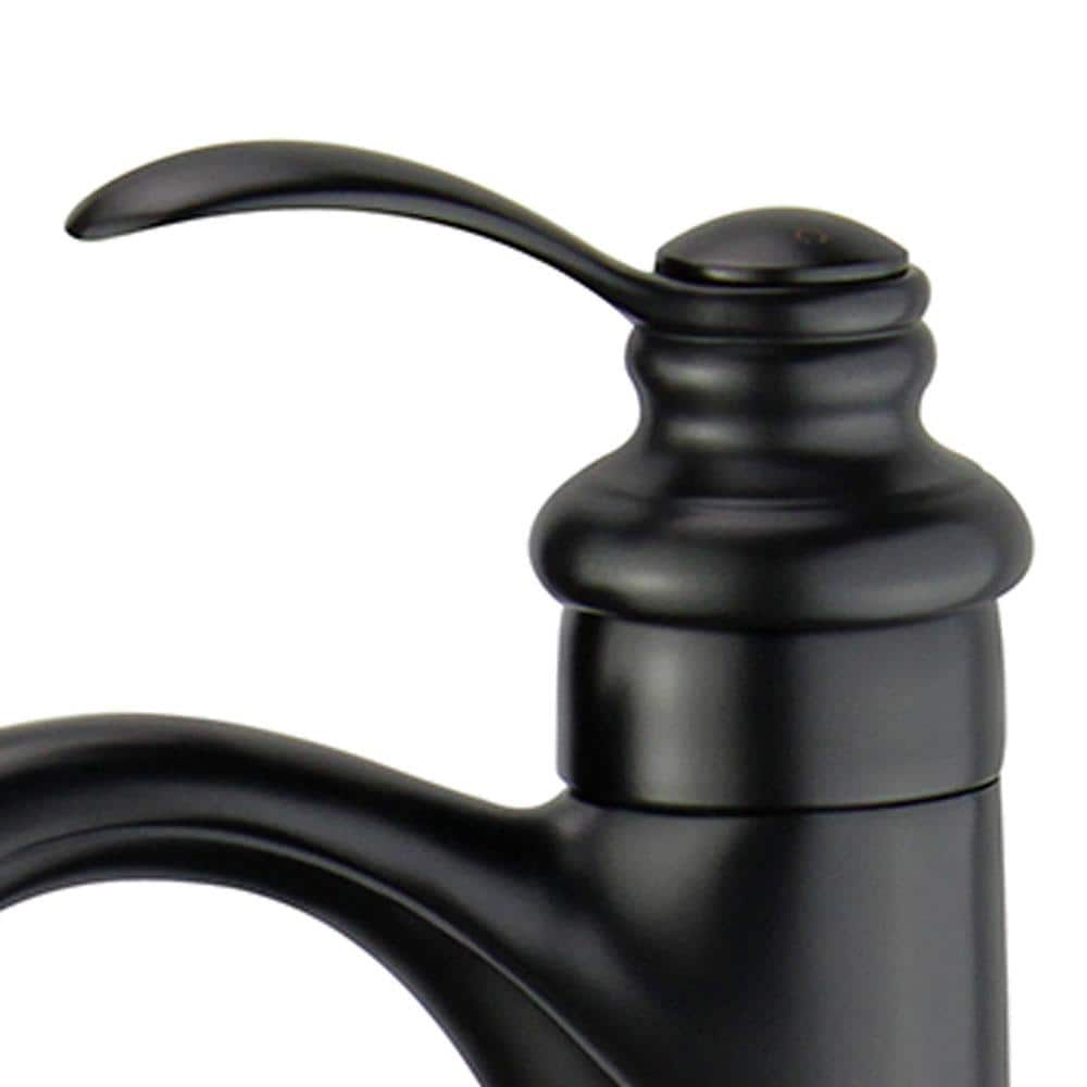 Madrid Single-Hole Single-handle Bathroom Faucet with Drain Assembly