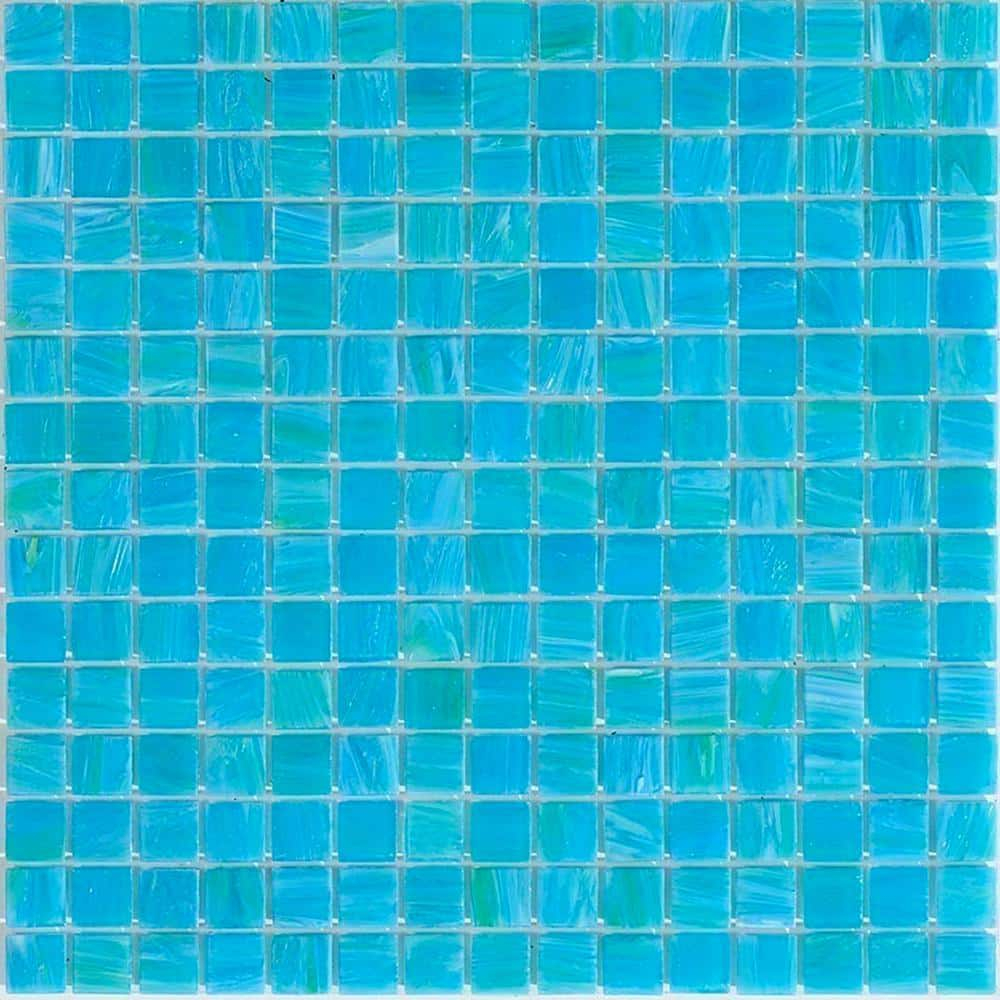Celestial 0.8" x 0.8" Glass Grid Mosaic Wall & Floor Tile