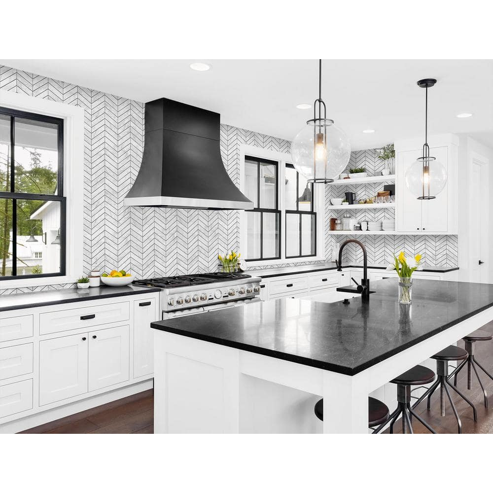 Lillian August Marbled Chevron Peel and Stick Wallpaper