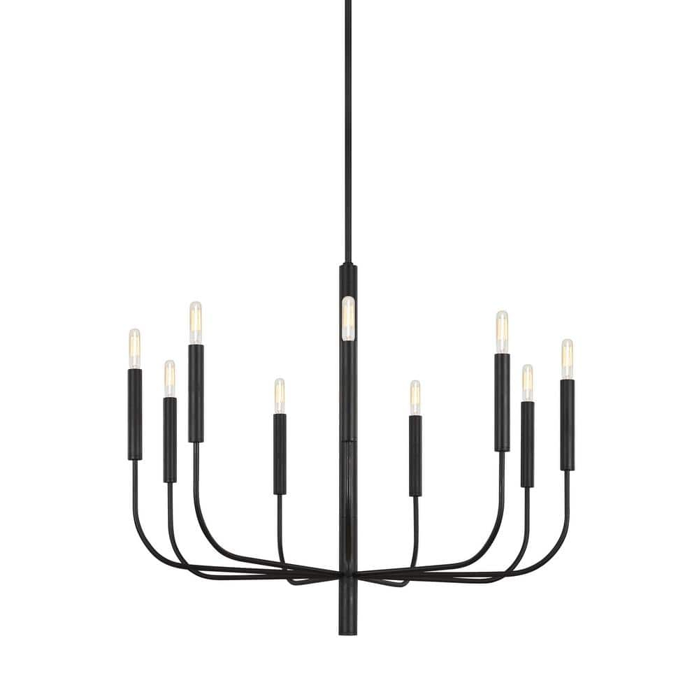 Ellen DeGeneres Brianna Aged Iron 9-Light Traditional Chandelier