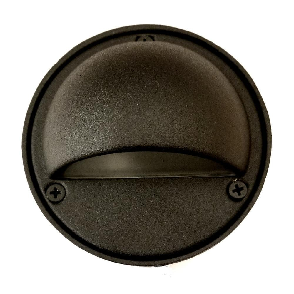 Best Pro Lighting's 20W Halogen Low Voltage Cast-Aluminum Step/Deck Light- BPL400-BLK