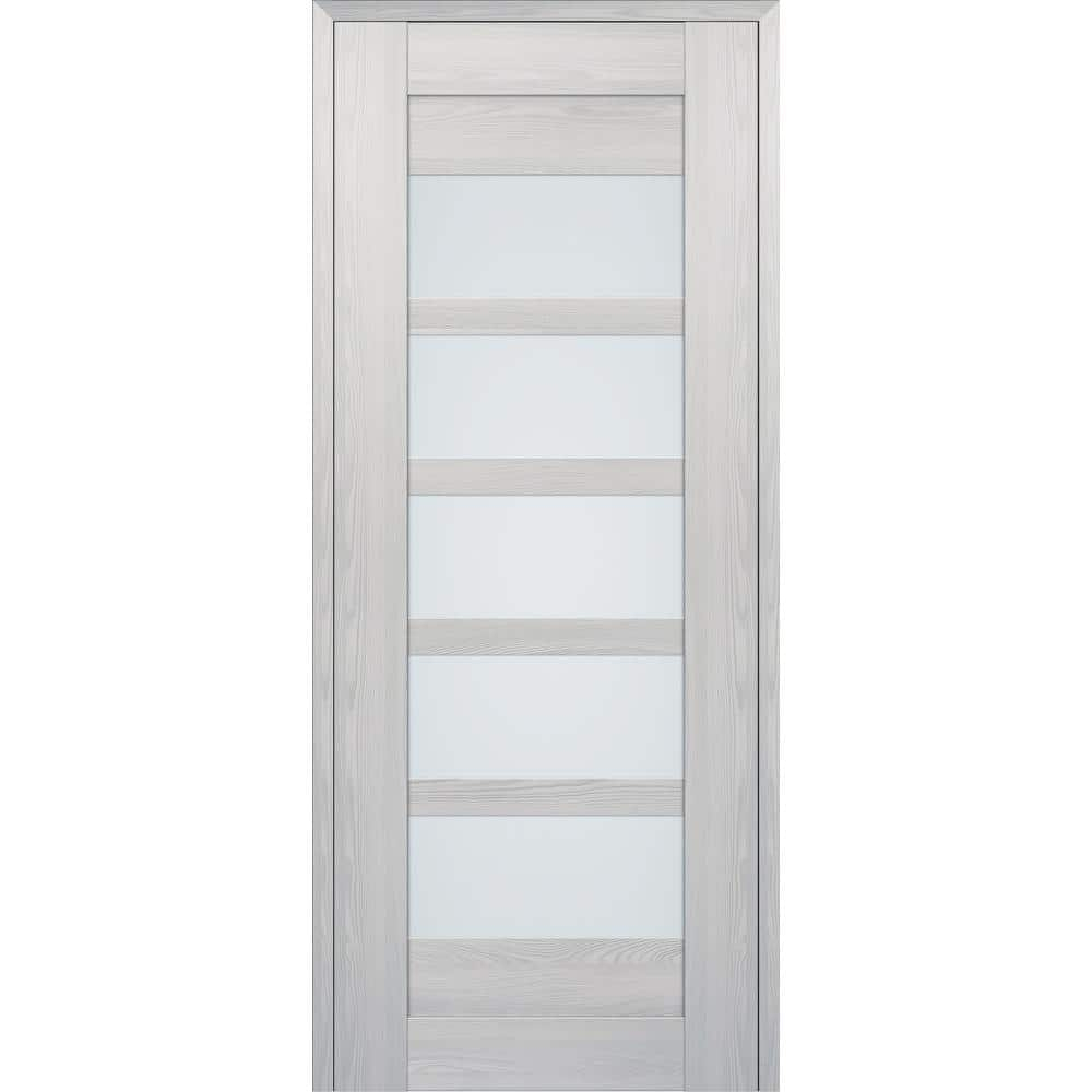 Belldinni Avon 07-07 Panelled Manufactured Wood and Glass Interior Door Slab