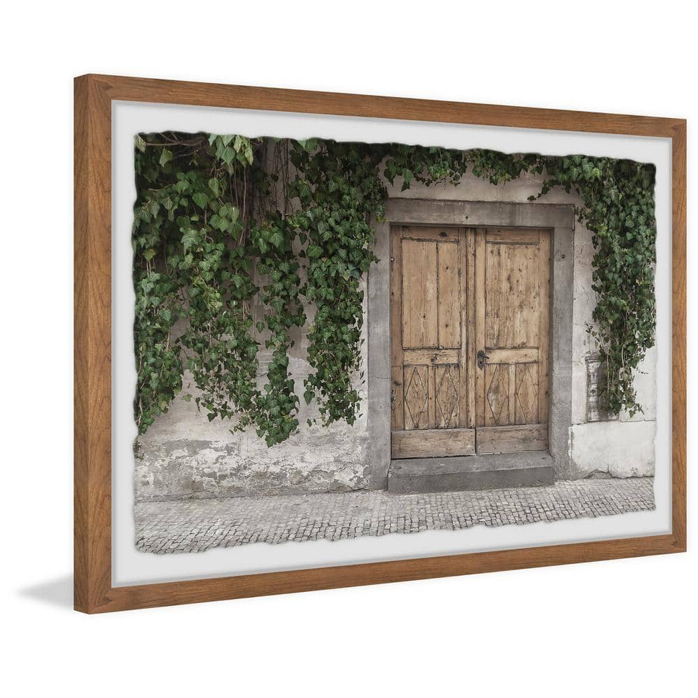 Marmont Hill Old Wooden Door Framed Painting Print