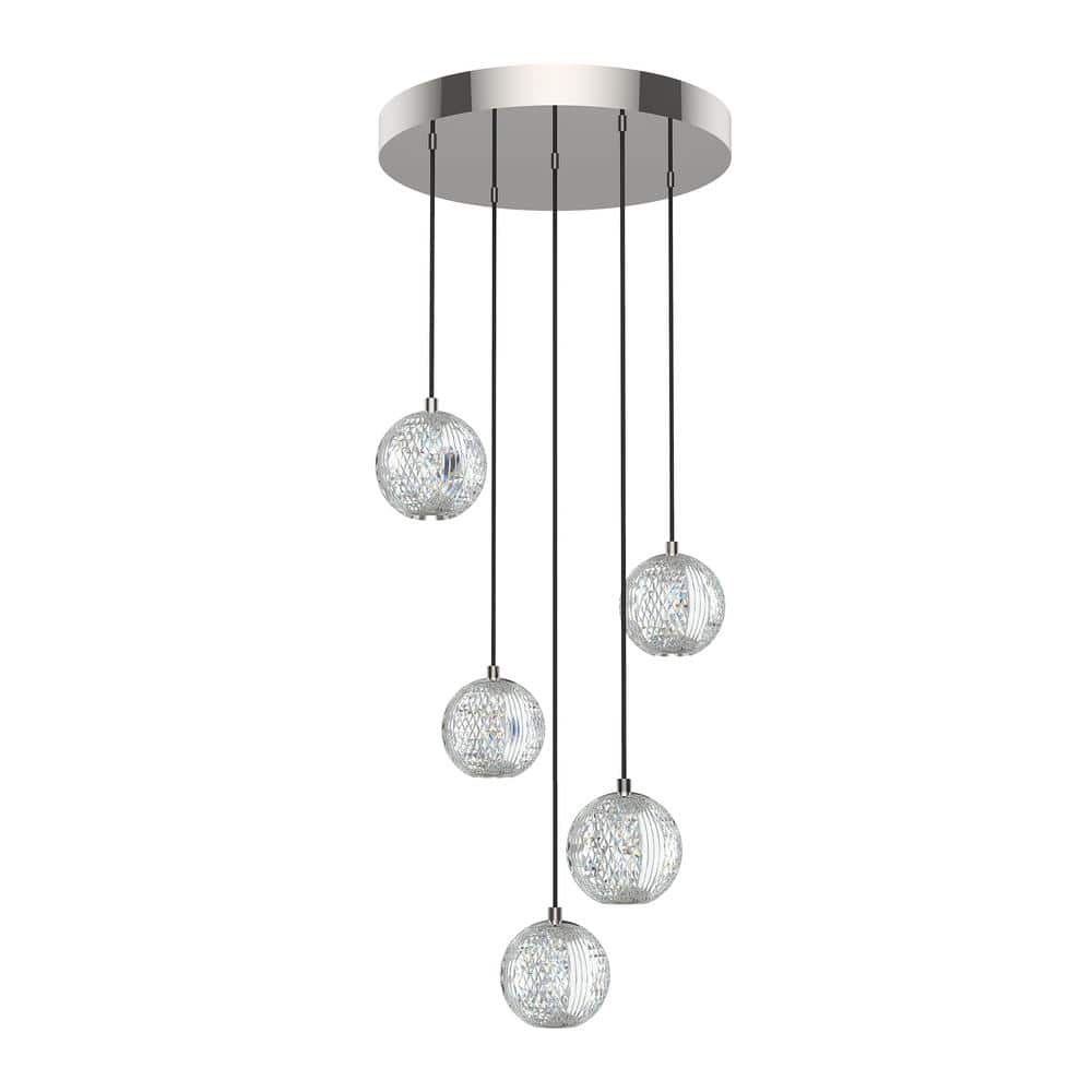 Marni 5 - Light LED Cluster Pendant