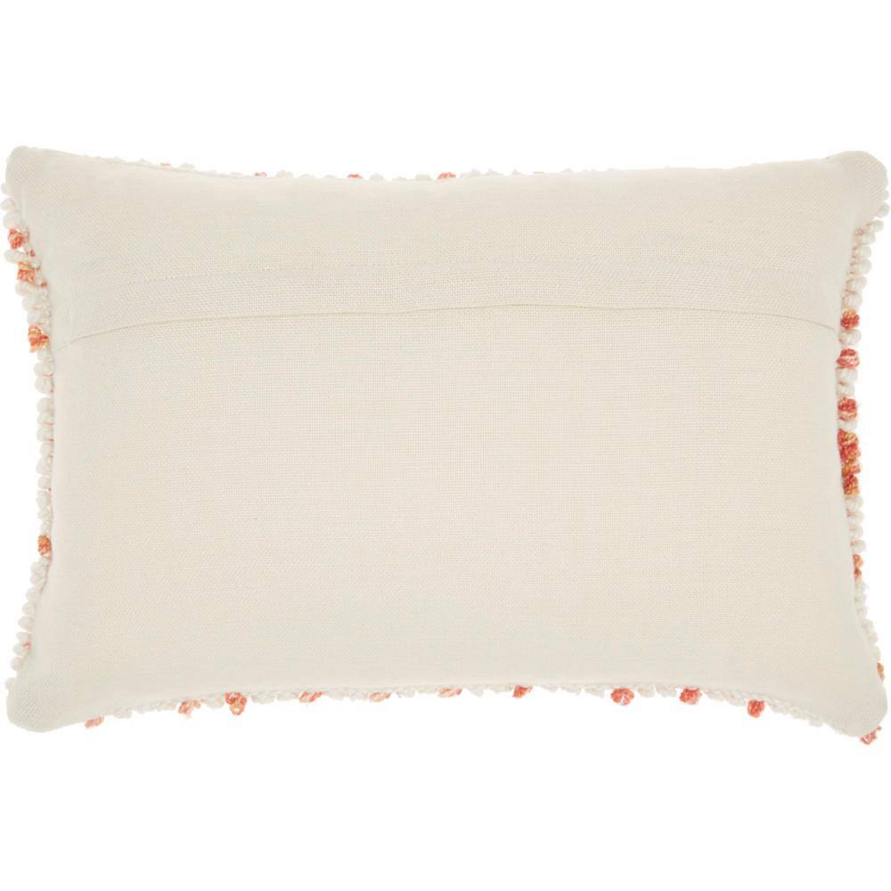 Nourison Outdoor Pillows Coral Decorative Throw Pillow , 14"X20"