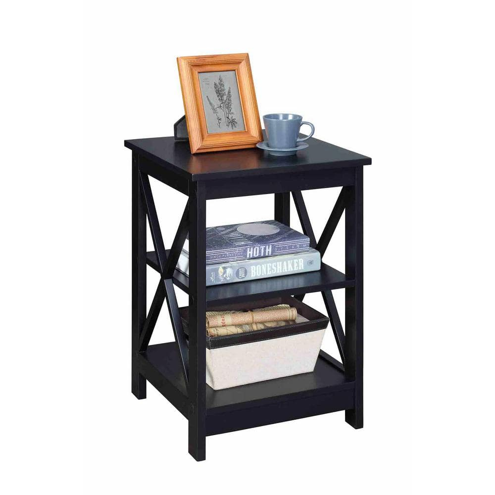 Oxford End Table With Black Finish