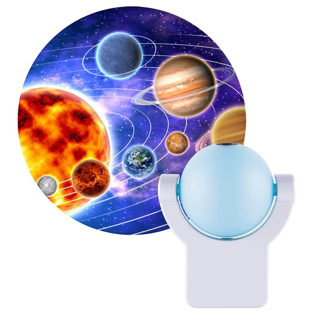 Projectables Solar System LED Plug-in Night Light, 3.5in, 2.8in – 11282