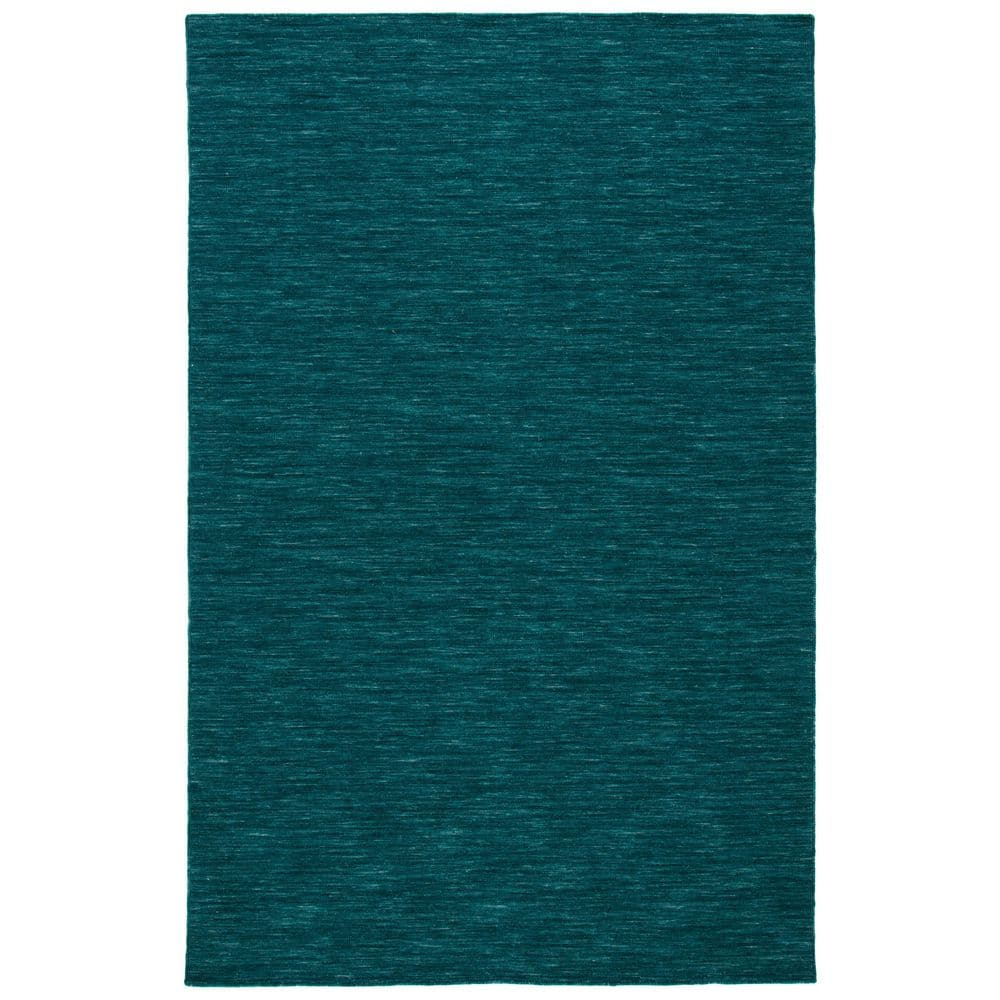 SAFAVIEH Kilim Patrick Solid Area Rug, Dark Green, 4' x 6'