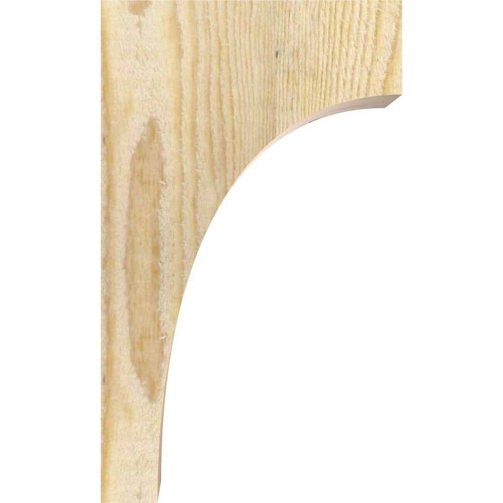 4"W x 6"D x 10"H Huntington Rough Sawn Corbel, Douglas Fir