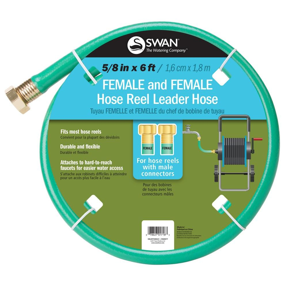 Swan Leader Hose, 5/8-In. x 6-Ft. 1 Pack