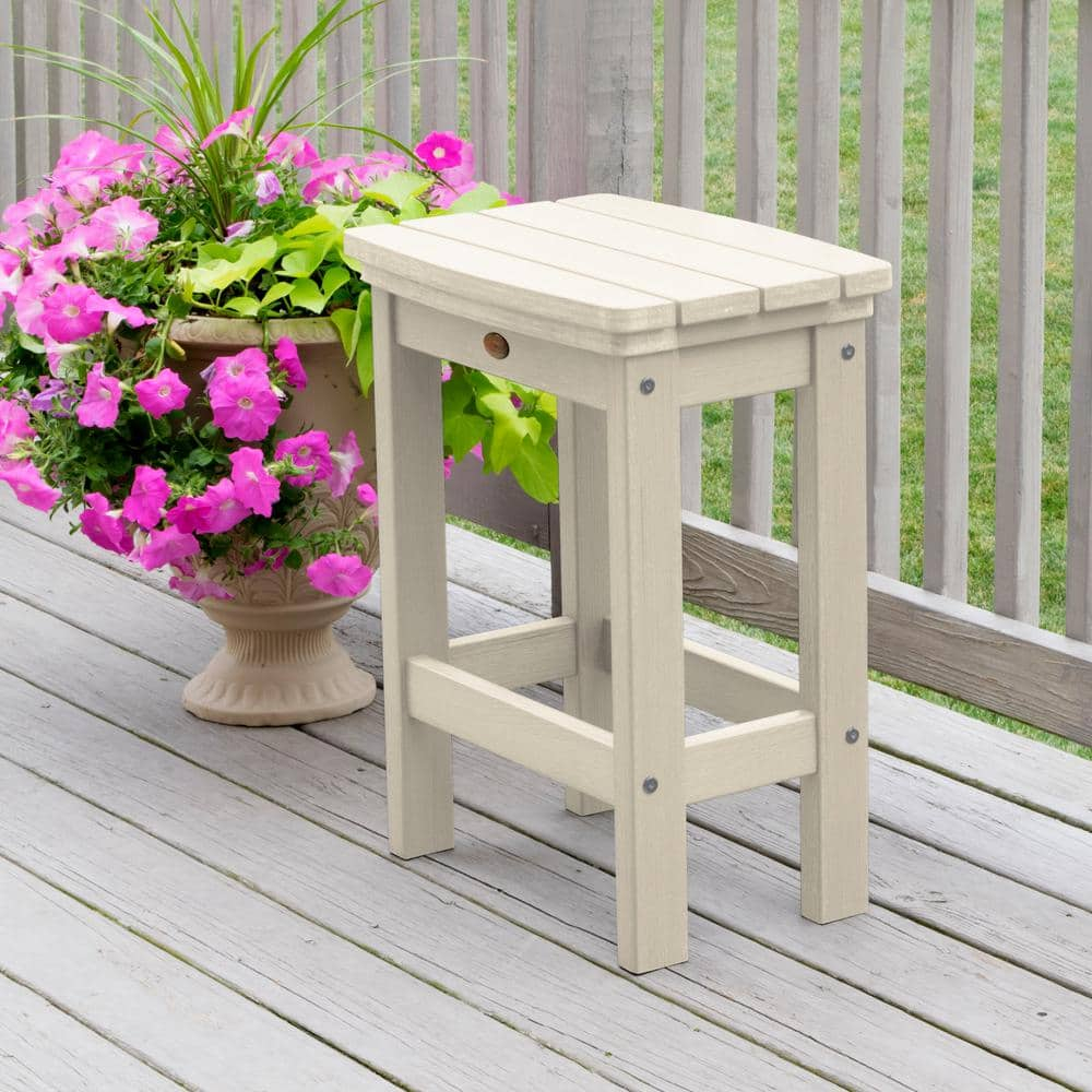 Highwood Lehigh Bar Stool - Counter Height, Outdoor, Eco-friendly, Synthetic Wood