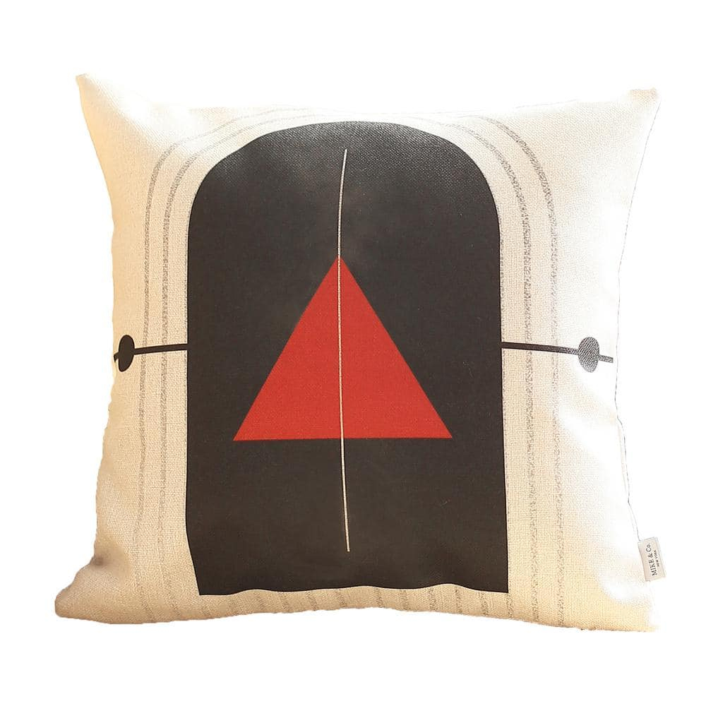 Boho-Chic Handcrafted Jacquard Multi-Color Abstract Throw Pillow Cover