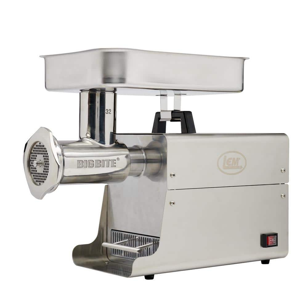 LEM #32 Big Bite Meat Grinder 1.5 HP Stainless Steel