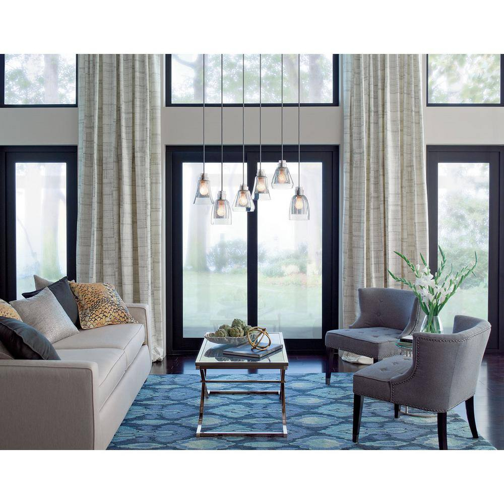 Kichler Lighting Evie 1 - Light Pendant in  Brushed Nickel