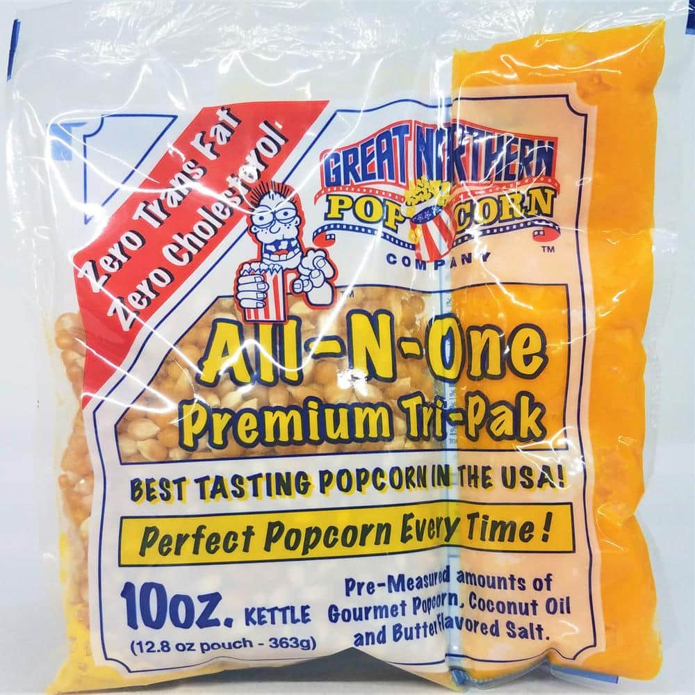 10oz All-in-One Butter Popcorn Packs for Machines, 24 Case