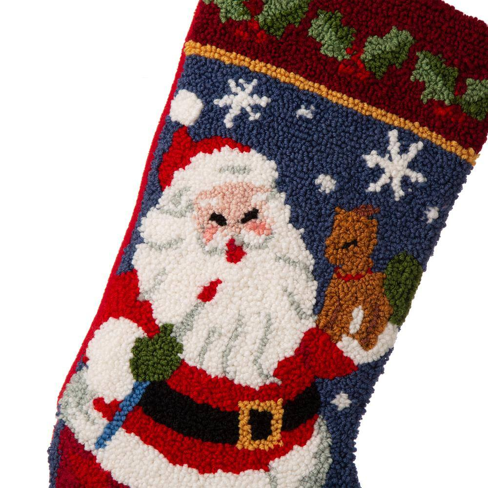Santa Hooked Stocking