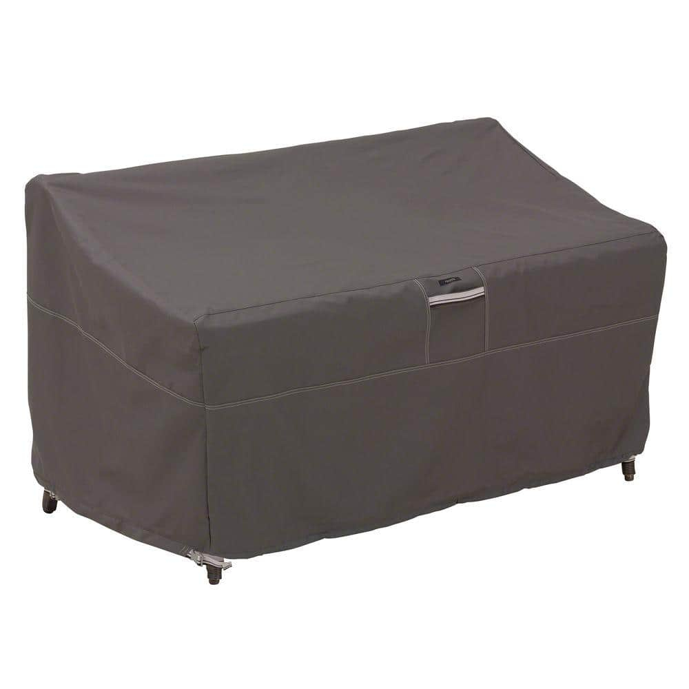 Classic Accessories Ravenna® Patio Loveseat Cover - Premium Outdoor Furniture Cover with Water Resistant Fabric, Small (55-149-025101-EC)