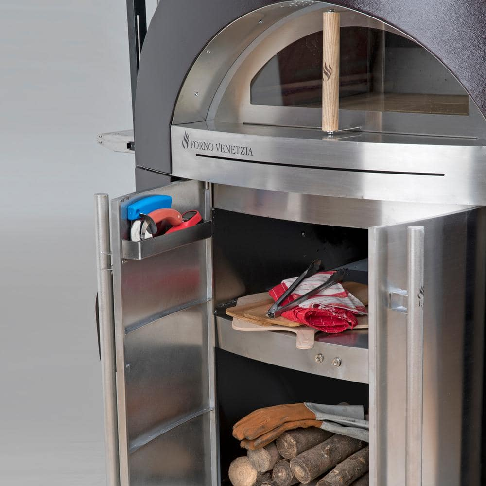 Forno Venetzia Bellagio 500 44-Inch Outdoor Wood-Fired Pizza Oven - Copper