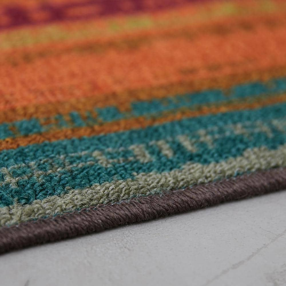 Mohawk Home Avenue Stripe Area Rug, Multi, 7'6"x10'