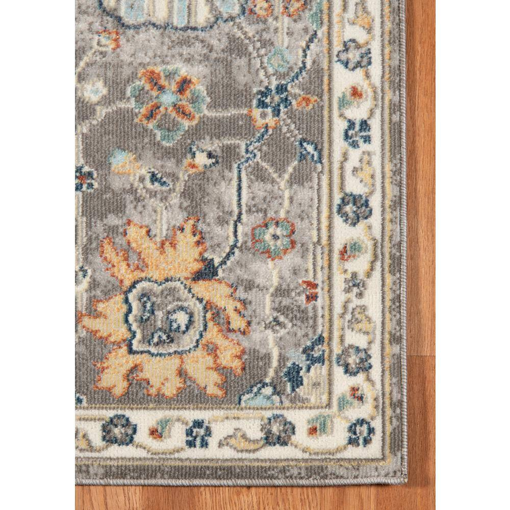 Grayson Easy-Care Gray Synthetic 8' x 10' Reversible Area Rug