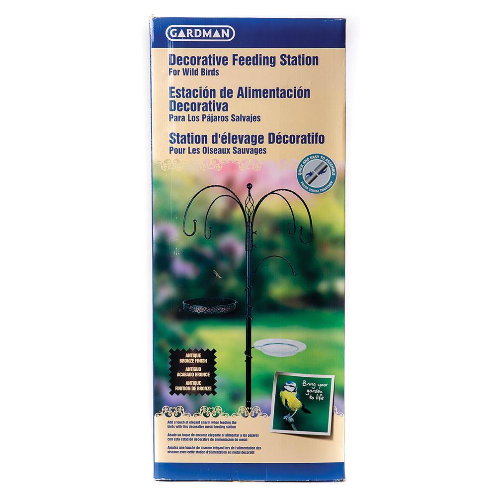 Gardman USA BA09714 89 in. Bird Feeding Station  Antique Bronze