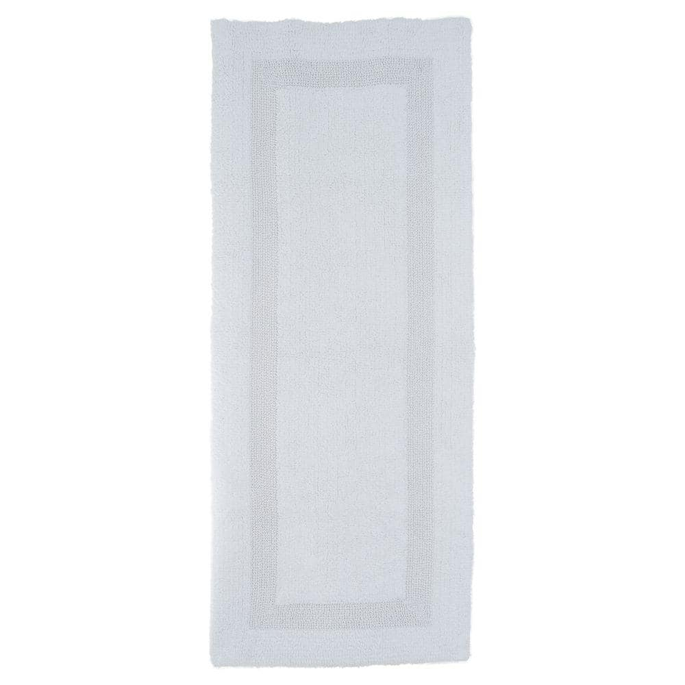 Lavish Home 100% Cotton Reversible Long Bath Rug