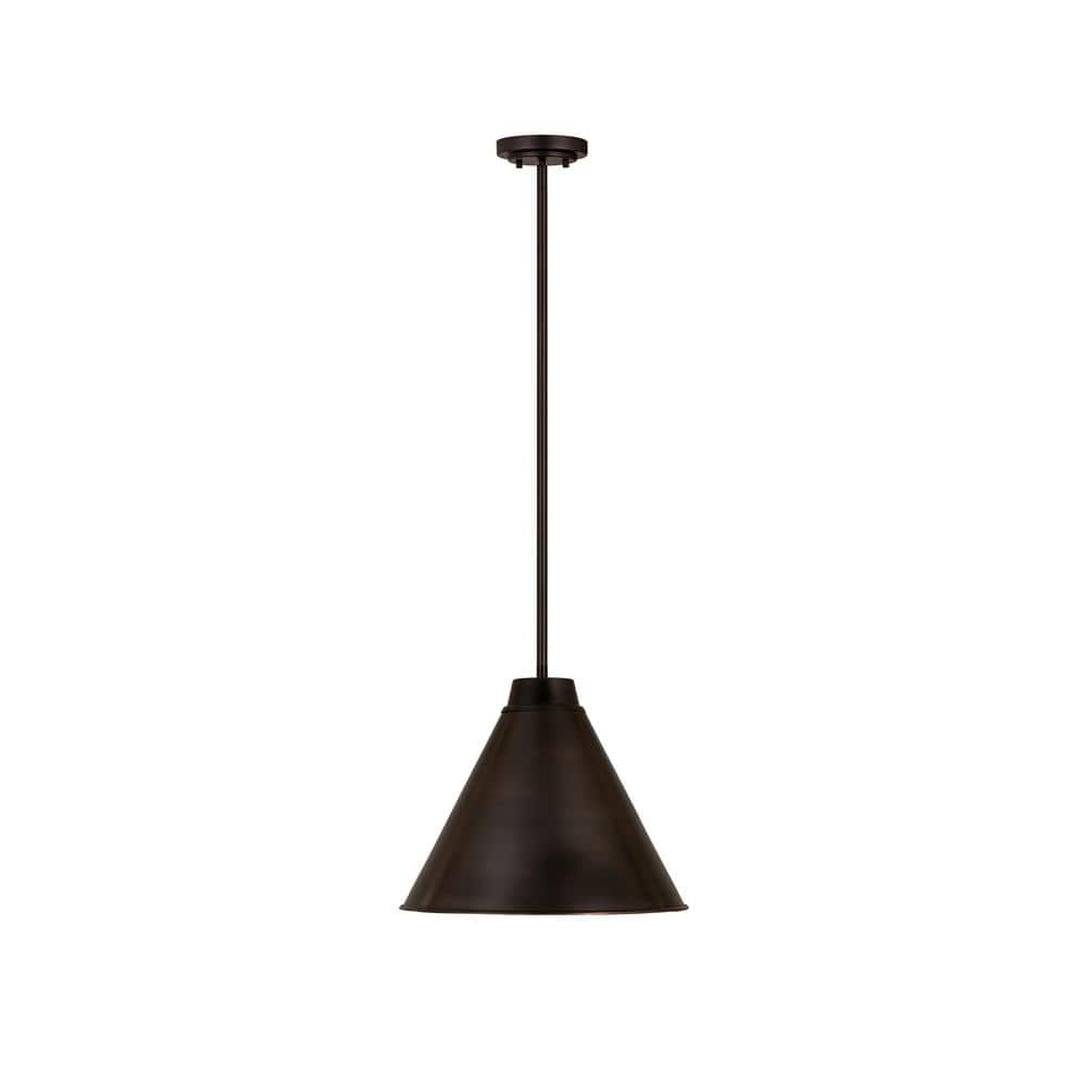 Z-Lite Eaton 1 - Light Pendant in  Matte Black