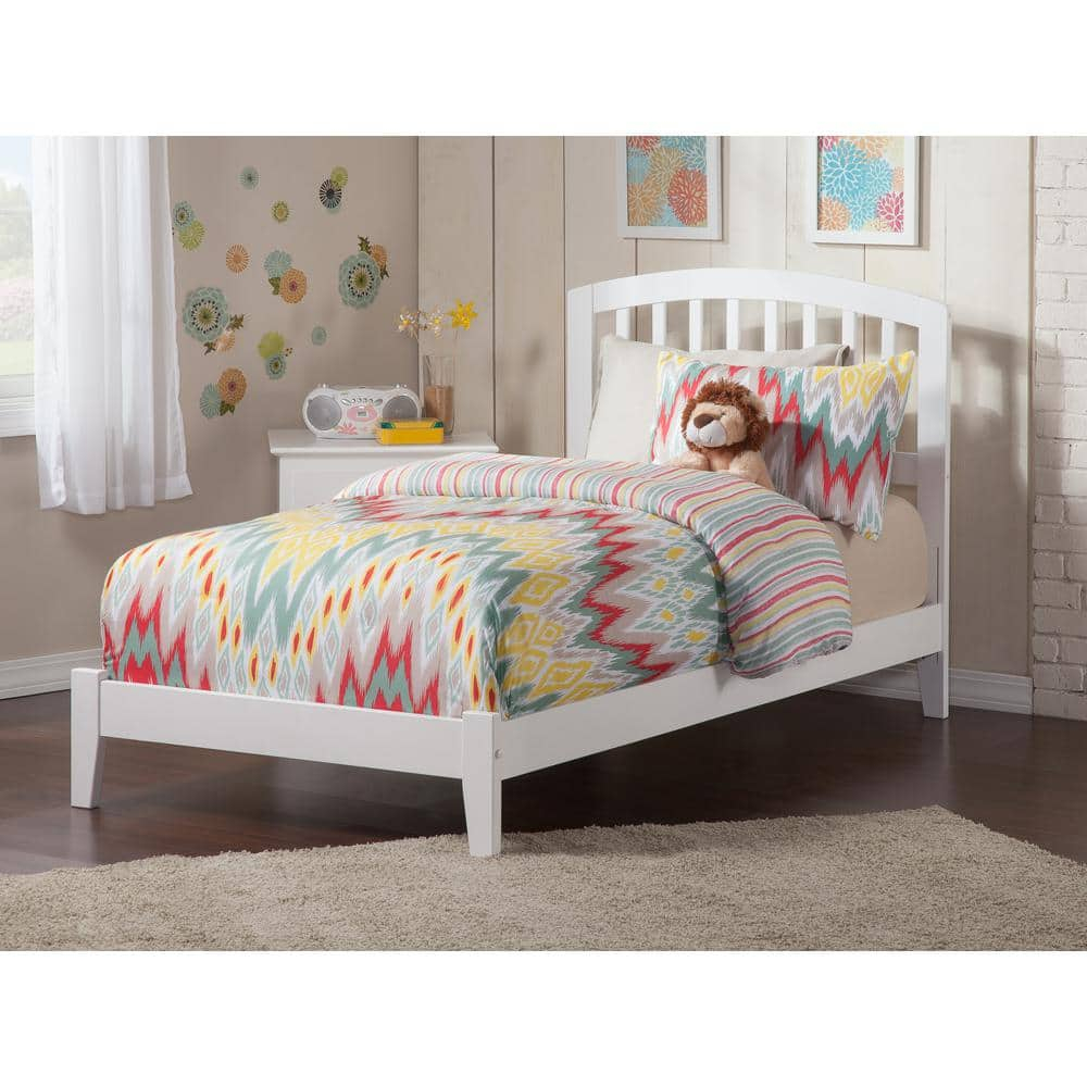 Richmond Twin Traditional Bed in White