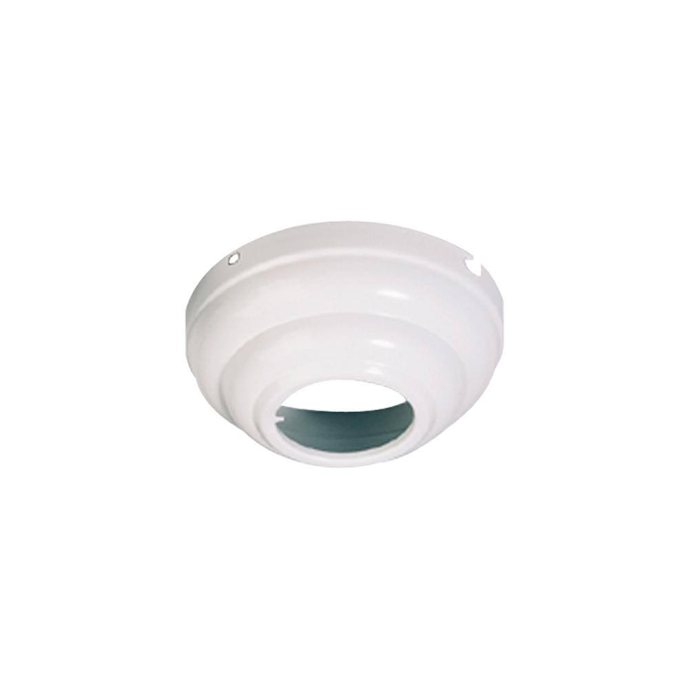 Generation Lighting 3.25-in White Steel Indoor Angle Mount Capable Mounting hardware