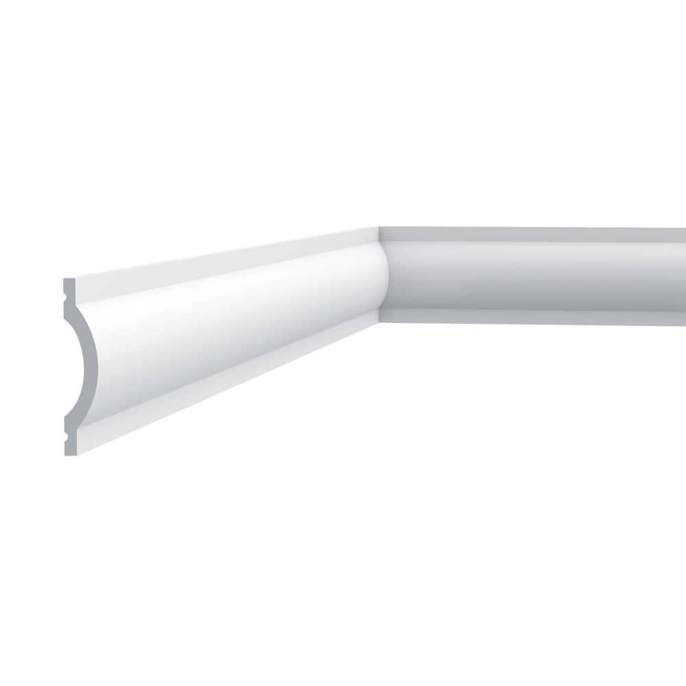 Architectural Products by Outwater L.L.C. 1/2 in D x 2-3/4 in W x 78-3/4 in L Primed White Plain Polyurethane Panel Moulding (Set of 2)