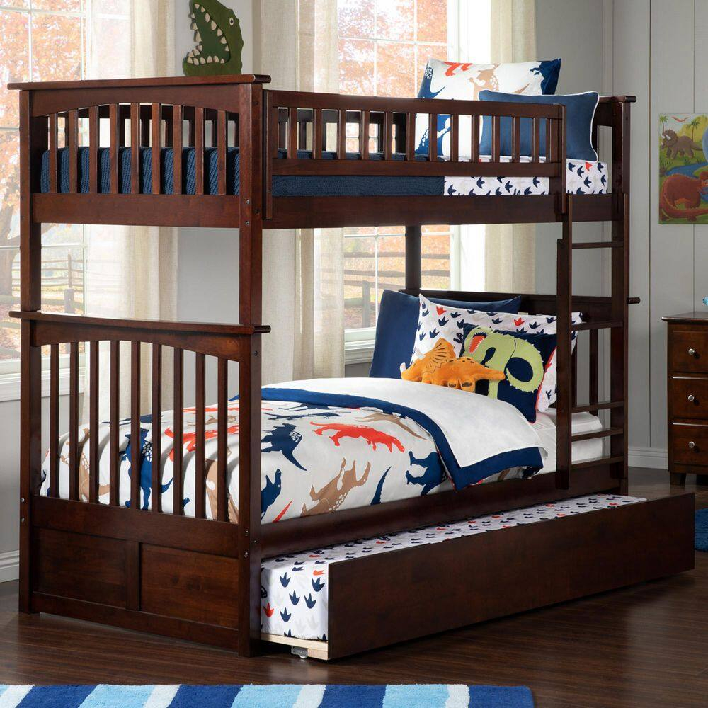 Columbia Bunk Bed Twin over Twin in Multiple Colors and Configurations