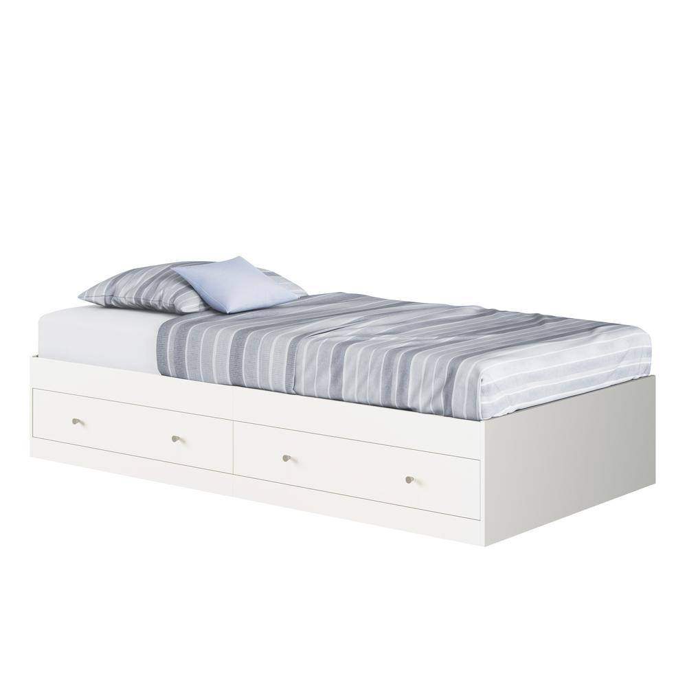 Sauder Cottage Road Mates Twin Bed, White Finish