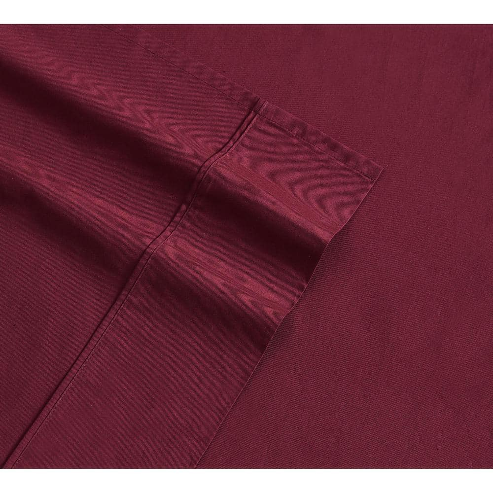 Brooklyn Loom  Solid Cotton Percale Bed Sheet Set