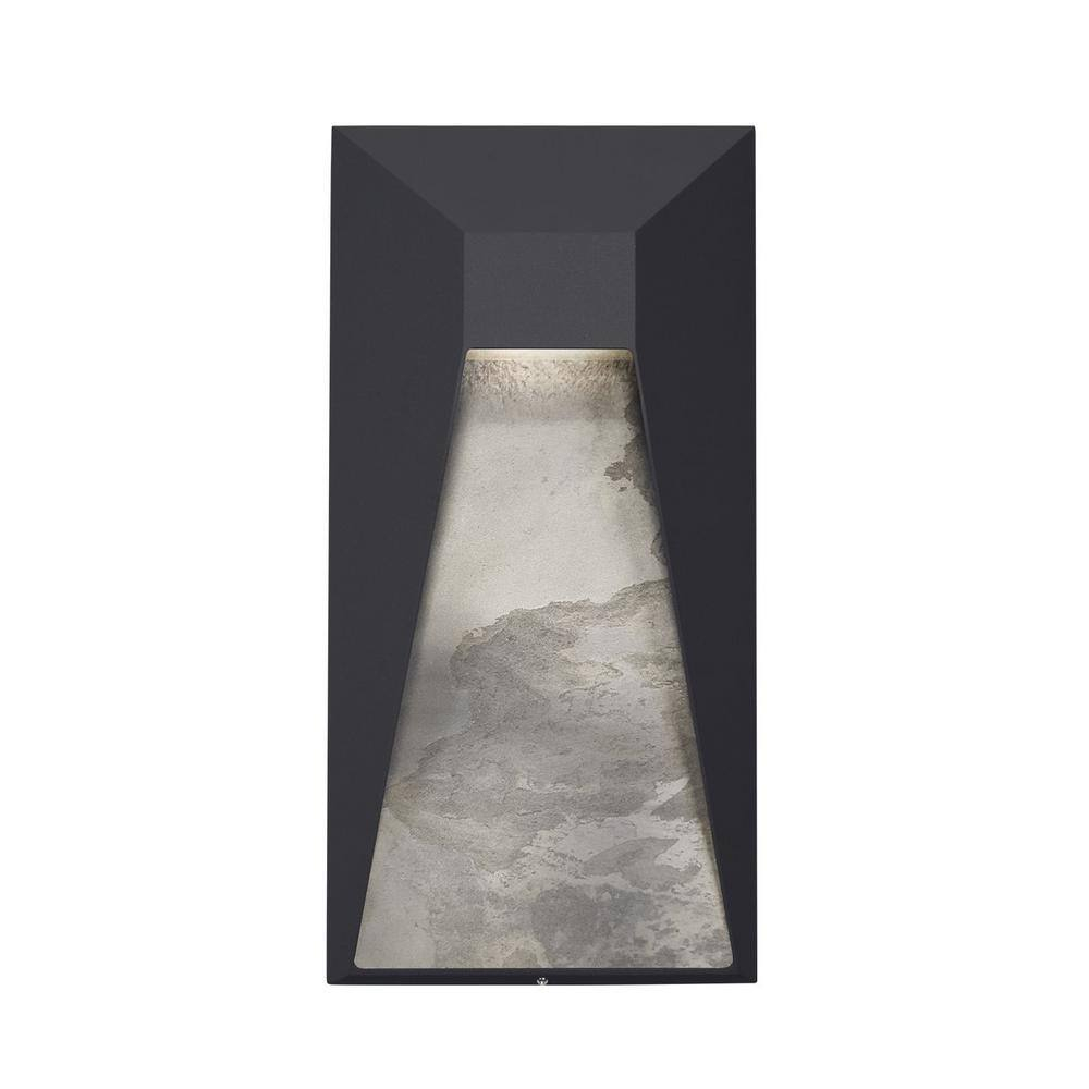 Twilight Black Aluminum Outdoor LED Wall Sconce