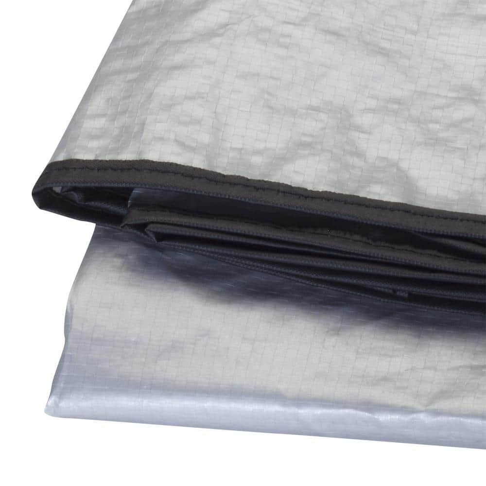 M-D Building Products 03426 Silver Air Conditioning Cover for Central Round Units