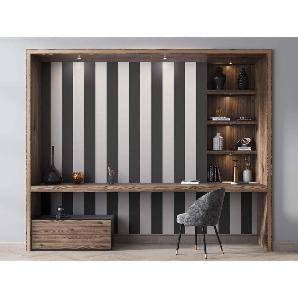 Style Sisters Classic Wide Stripe Design Wallpaper Roll