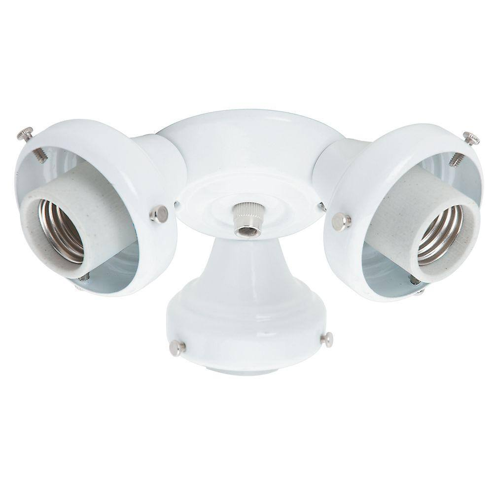 Hunter Fan 3-Light Branched Ceiling Fan Light Fitter