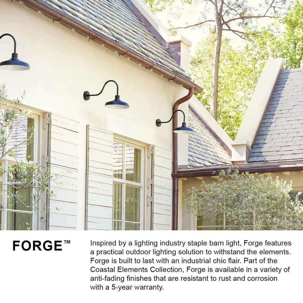 Hinkley Lighting - Forge - 1 Light Outdoor Medium Flush Mount In Traditional and