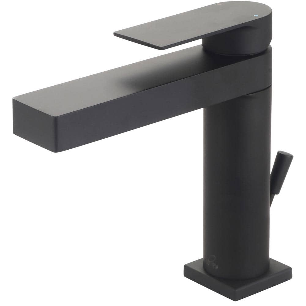 I4 Single-Hole Single-handle Bathroom Faucet with Drain Assembly