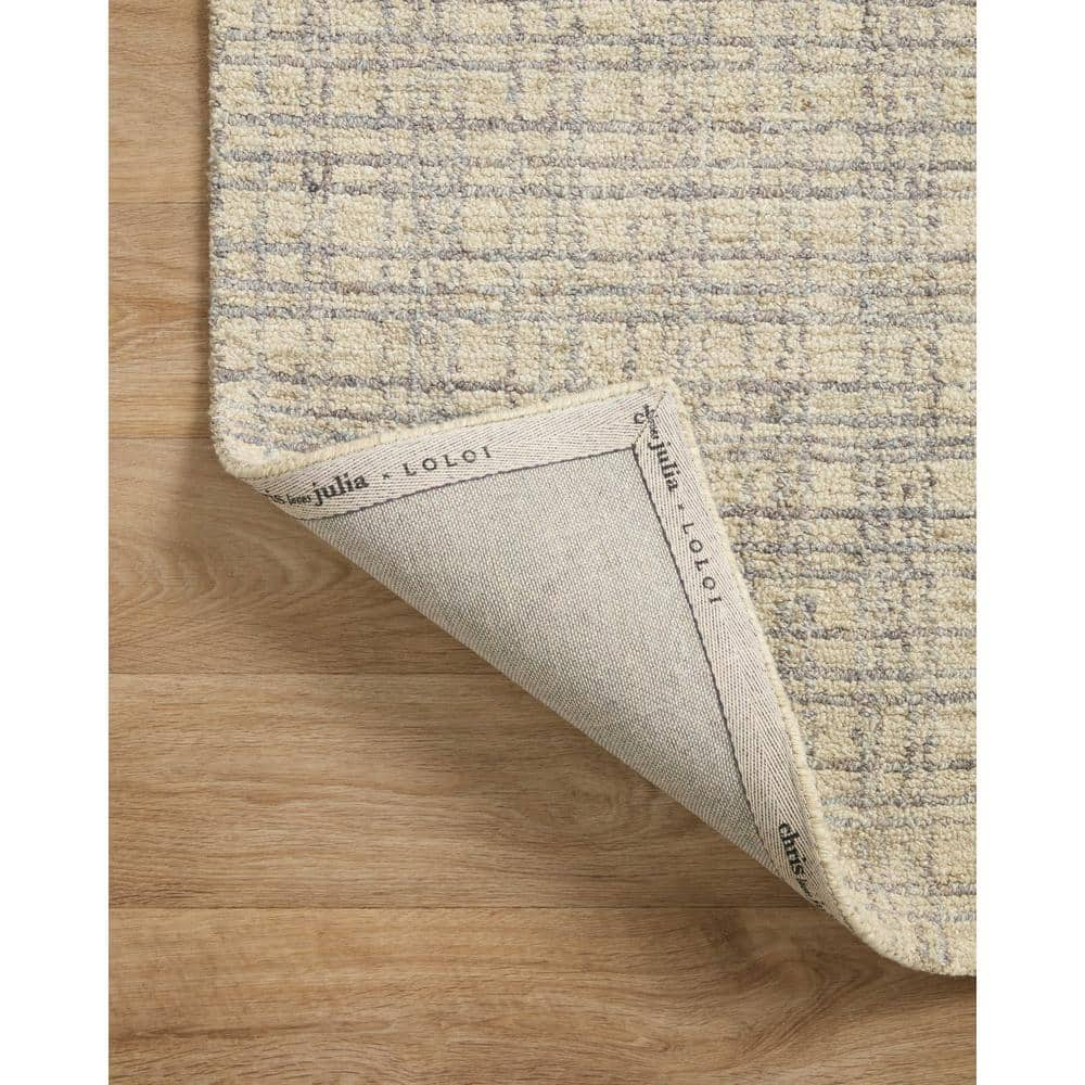 Chris Loves Julia x Loloi Polly Checkered Antique/Mist Area Rug