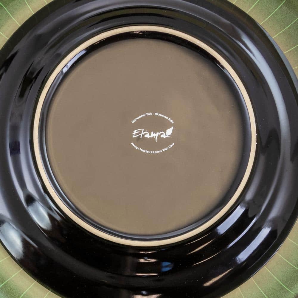 Grand Jade Luxurious Stoneware Dinnerware with Complete Setting for 4 - 16 Piece