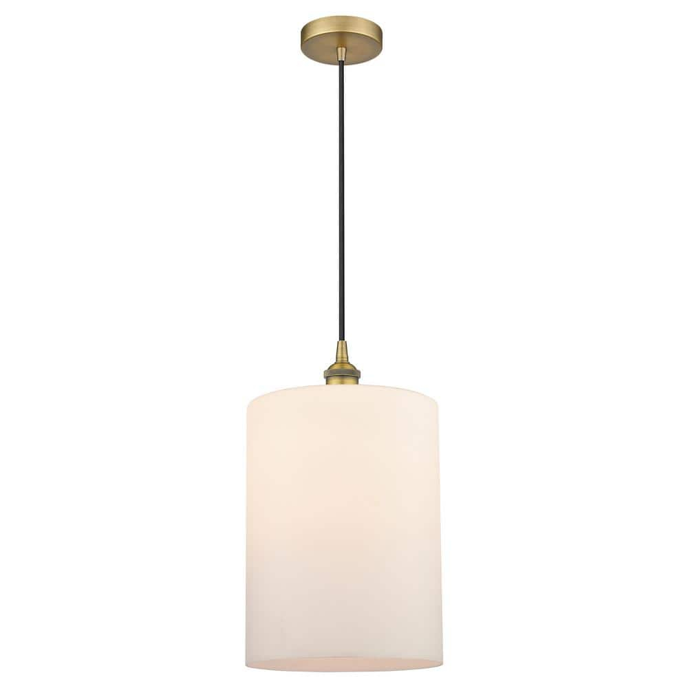 Innovations Lighting Cobbleskill 1 - Light Pendant in  Brushed Brass