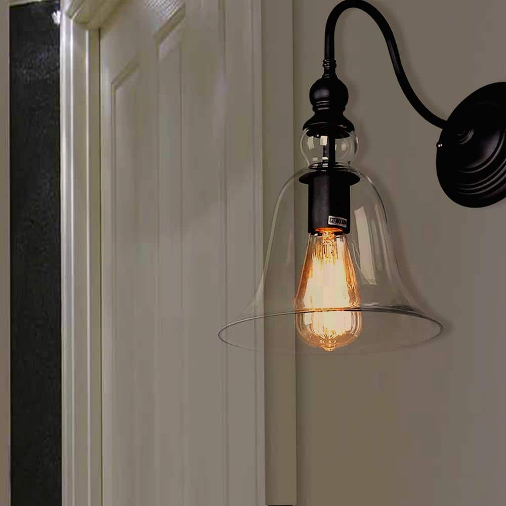 Warehouse of Tiffany WBD017 Glass Shade Wall Sconce