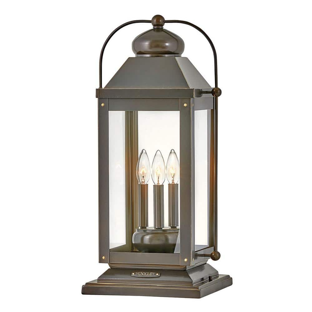 Hinkley Lighting - Three Light Outdoor Lantern - Outdoor - Anchorage - 3 Light