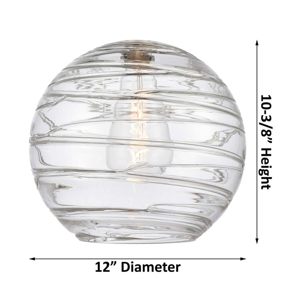 Innovations Lighting Athens Deco Swirl 1 - Light Pendant in  Matte Black