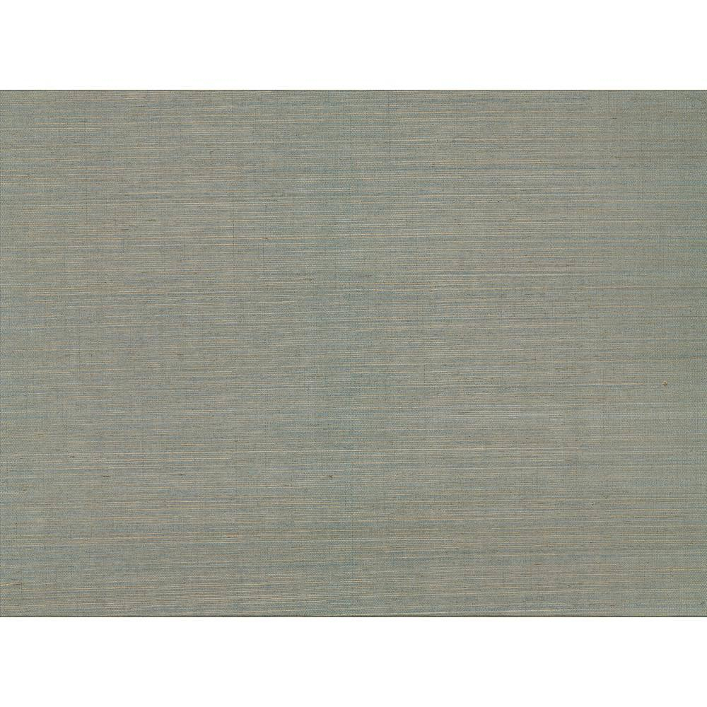 Kenneth James 2732-80014 Zhejiang Grasscloth Wallpaper Aquamarine