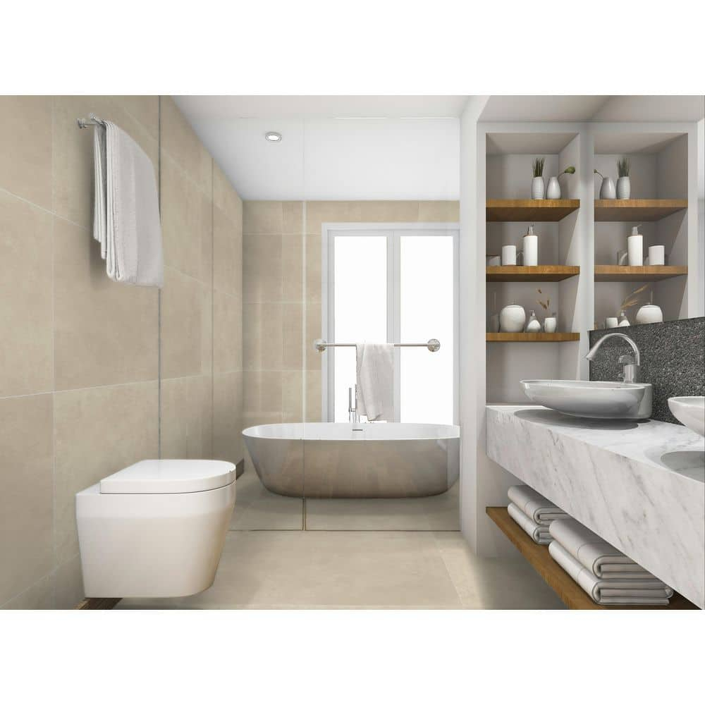 Wave 24" x 48" Porcelain Wall & Floor Tile
